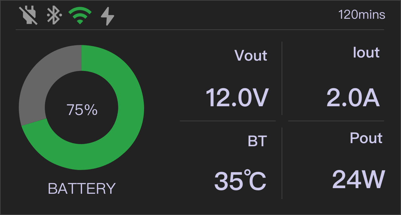 W150/W180亮屏显示